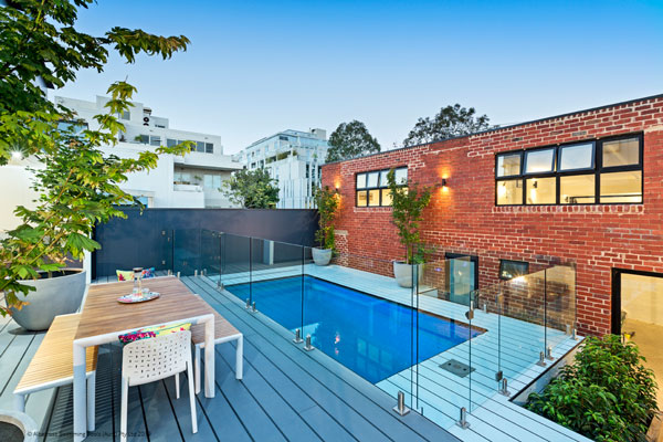 deep plunge pool
