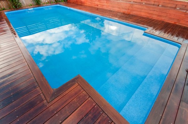 rectangle modern pool